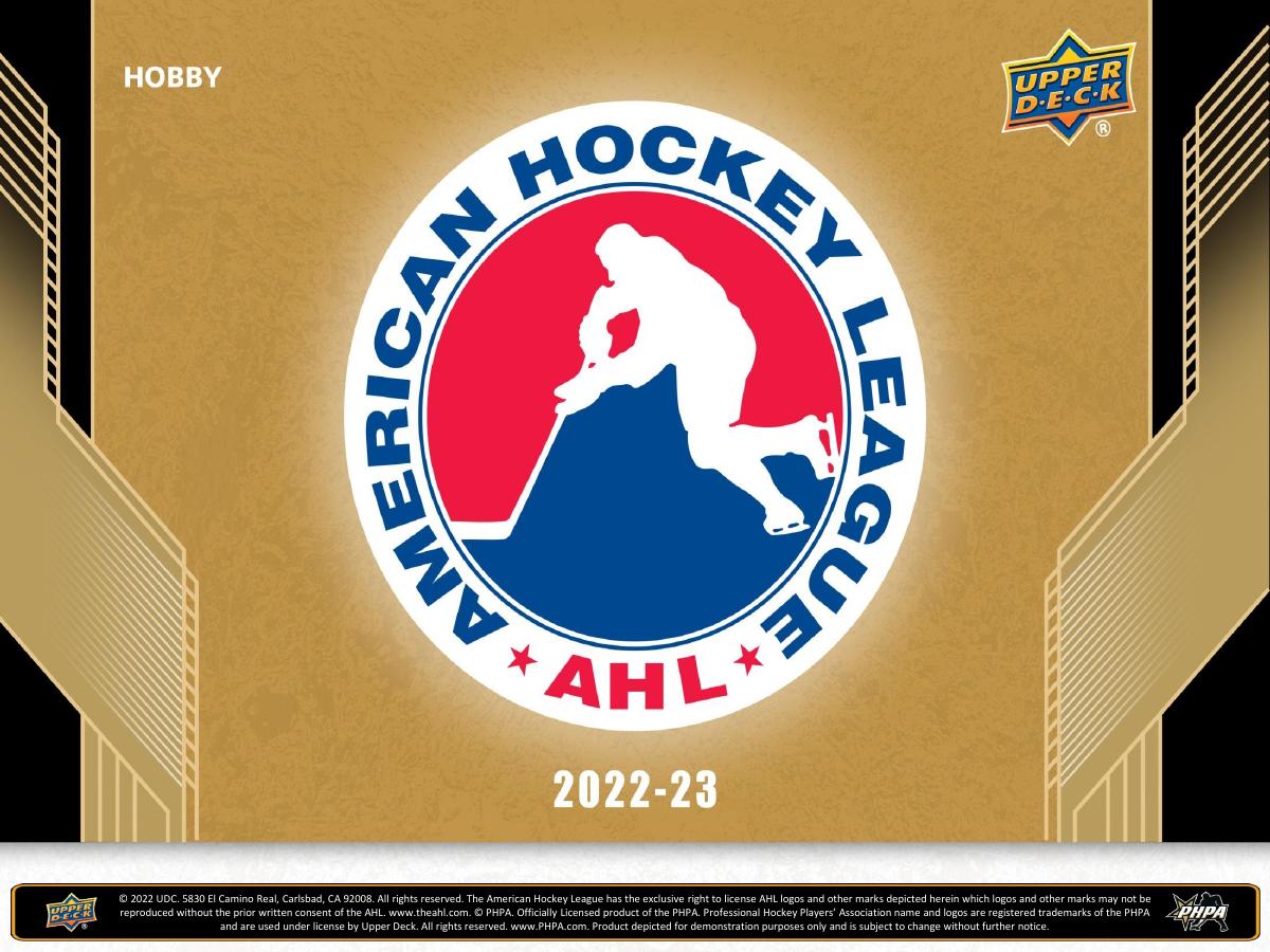 Обложка 2022/23 Upper Deck AHL