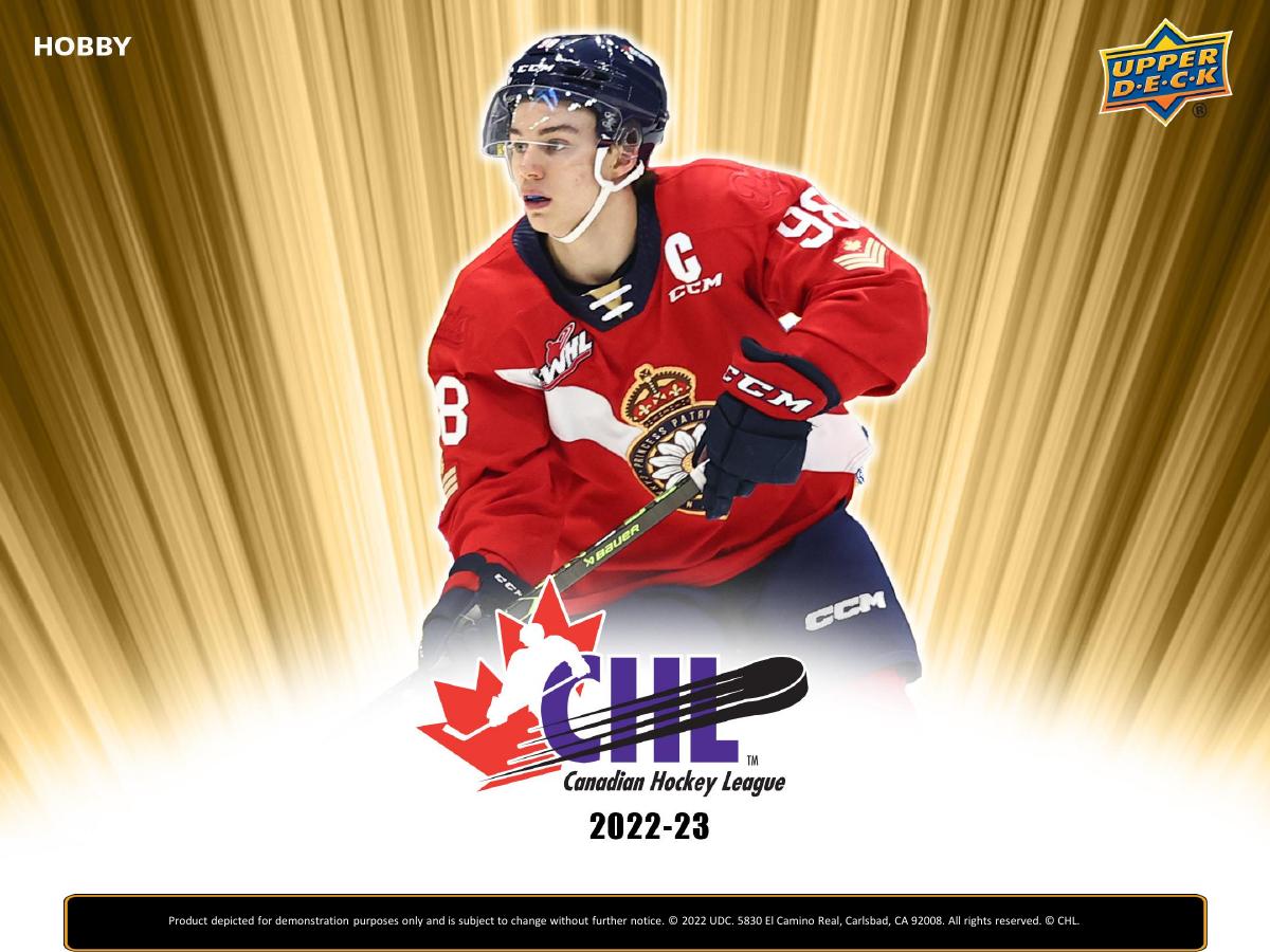 Обложка 2022/23 Upper Deck CHL