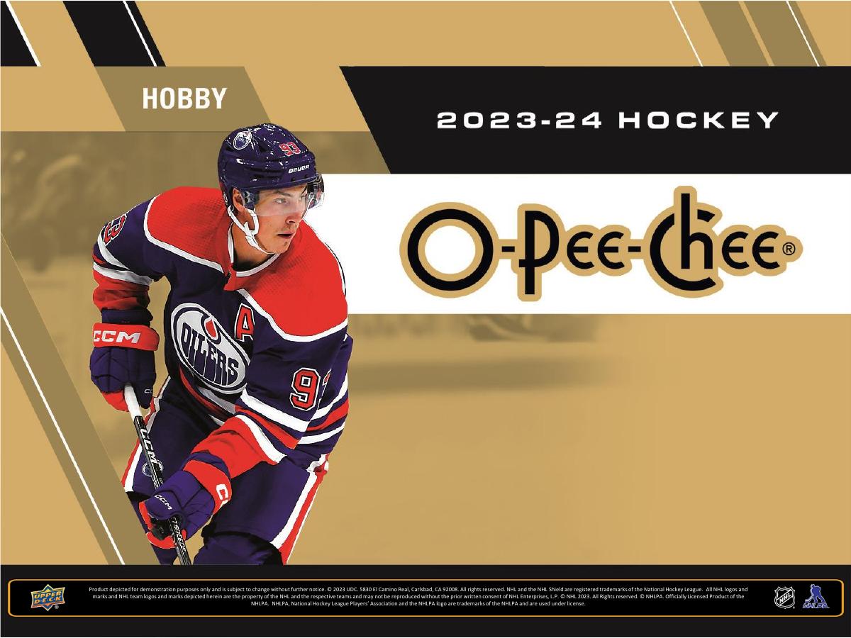 Обложка 2023/24 Upper Deck O-Pee-Chee