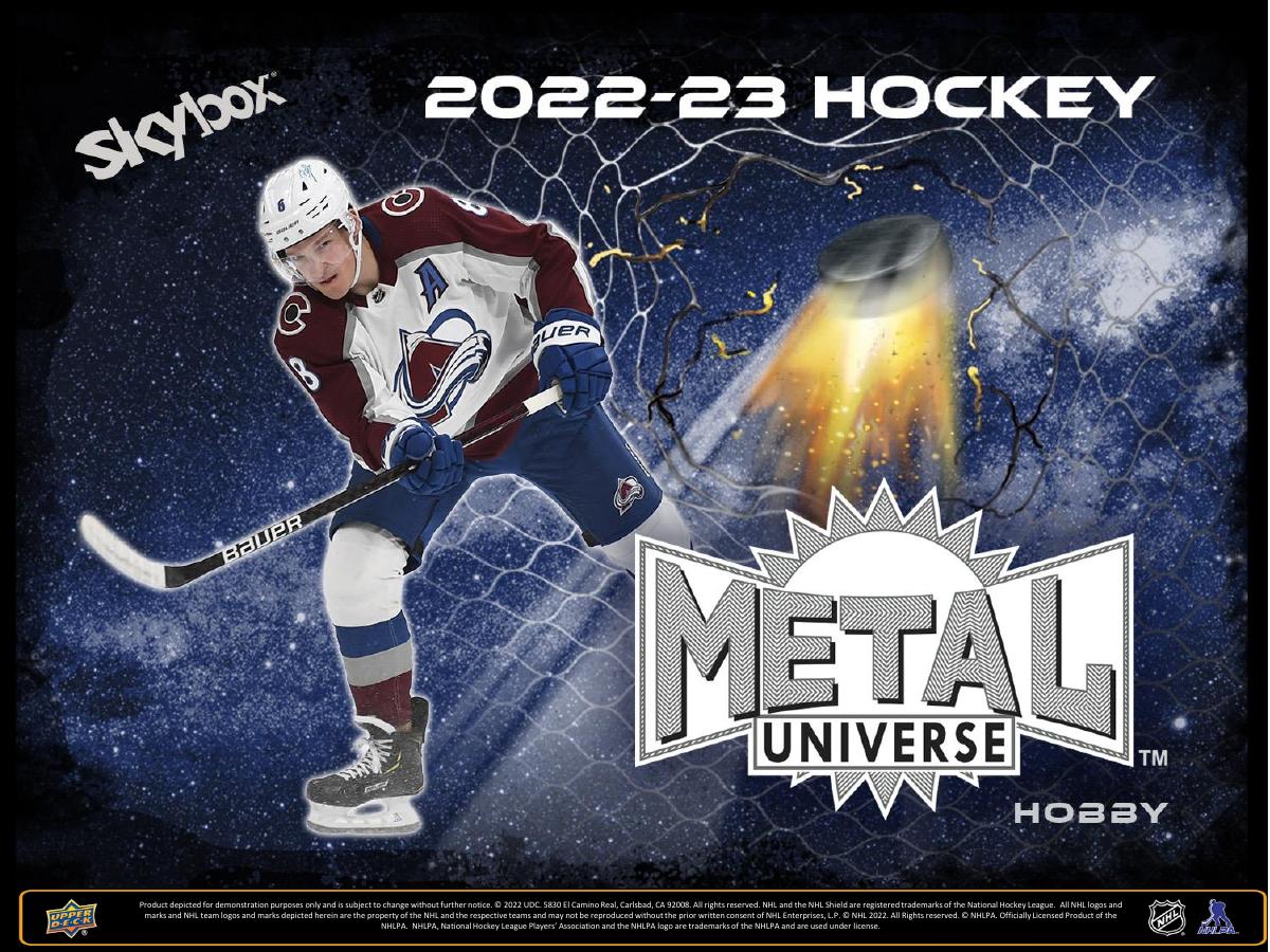 Обложка 2022/23 Upper Deck SkyBox Metal Universe