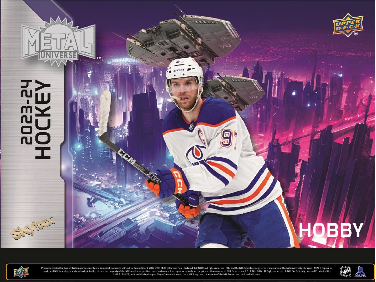 Обложка 2023/24 Upper Deck Skybox Metal Universe