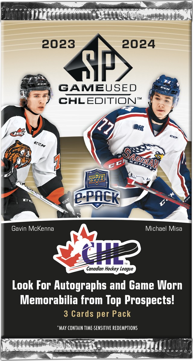 Обложка 2023/24 Upper Deck SP Game Used CHL