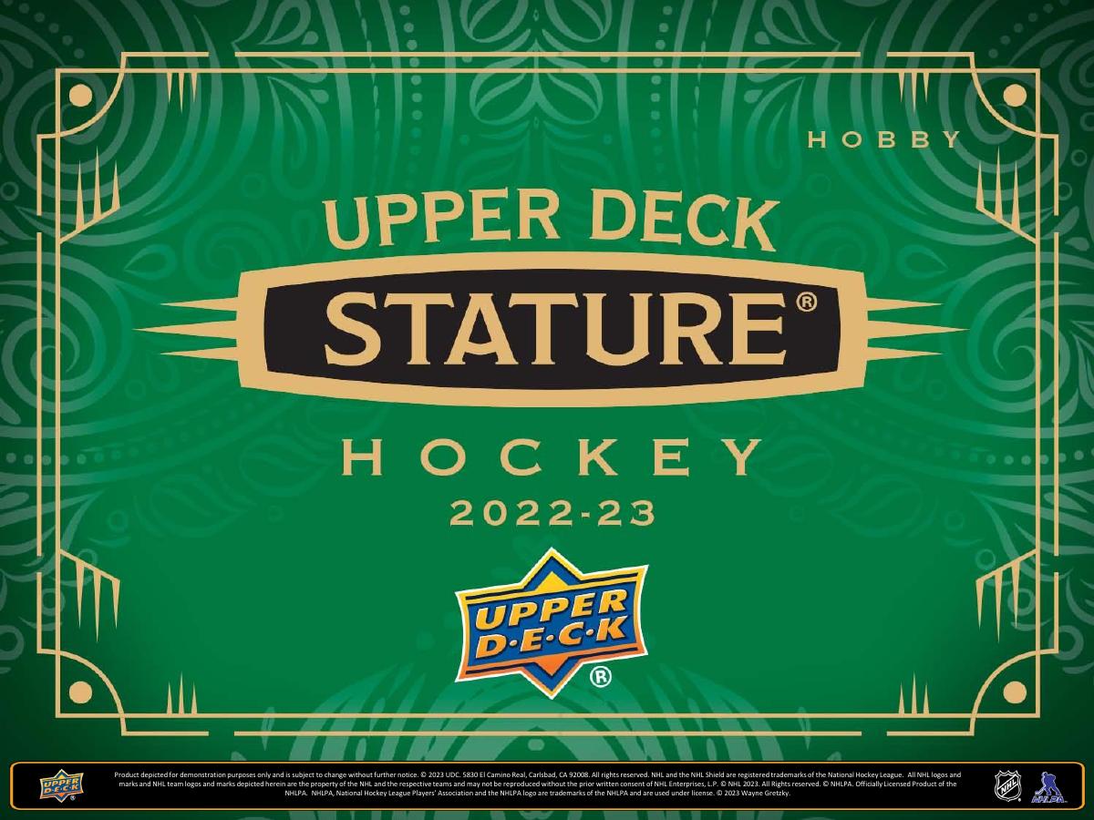 Обложка 2022/23 Upper Deck Stature