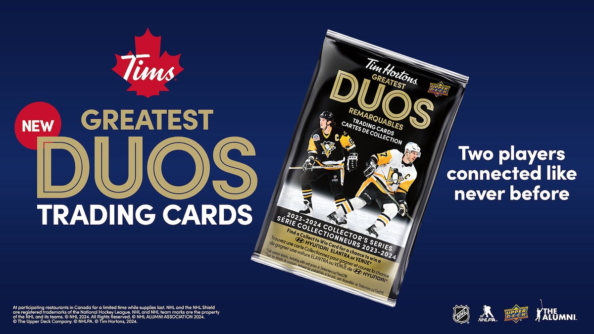 Обложка 2023/24 Upper Deck Tim Hortons Greatest Duos