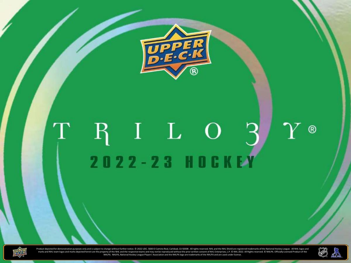Обложка 2022/23 Upper Deck Trilogy